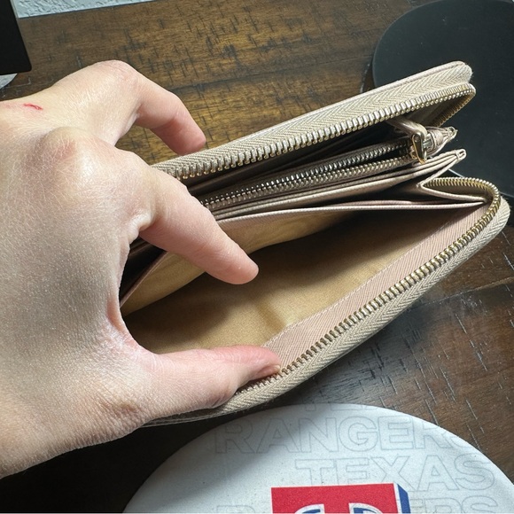 Prada Saffiano Leather Zip Around Wallet - Picture 5 of 13